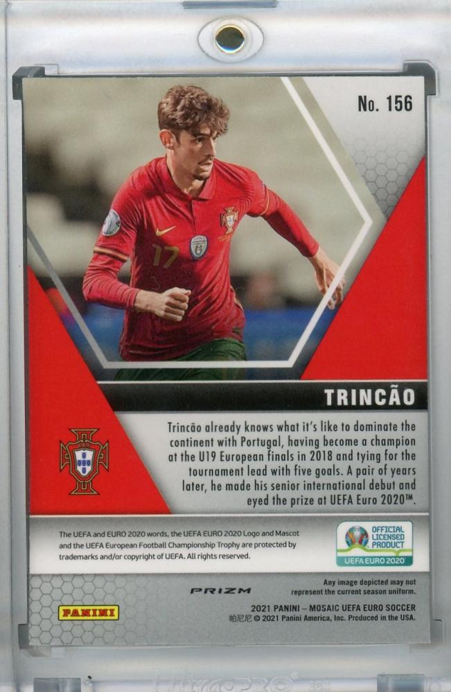 2021 Panini Mosaic UEFA Euro 2020 Portugal Trincao Base Mosaic trading card