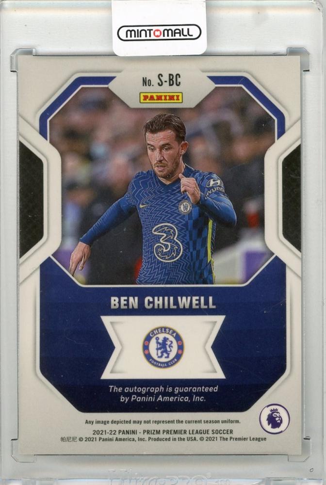 2021-22 PANINI Prizm English Premier League Ben Chilwell Signatures #30 Chelsea FC