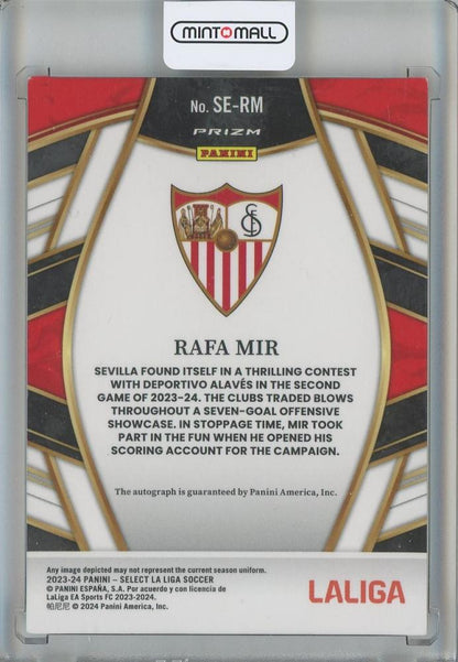 2023-24 Panini Select La Liga Soccer Rafa Mir Select Signatures/#SE-RM Sevilla FC