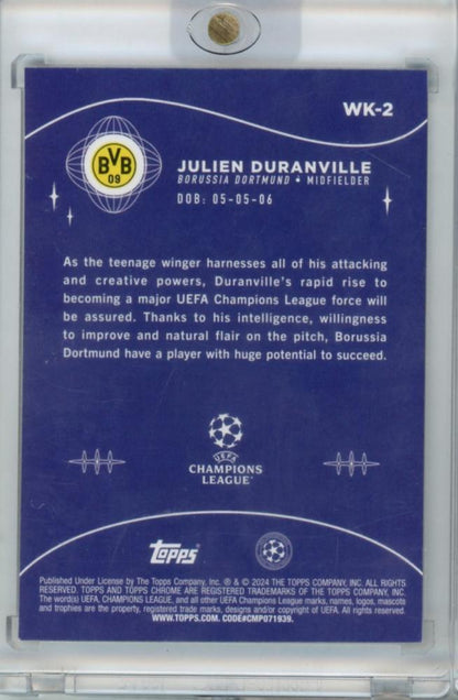 2023-24 Topps Chrome Julien Duranville Borussia Dortmund