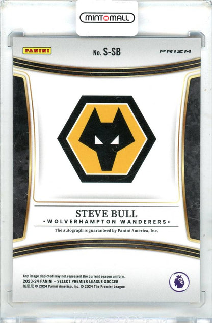 2023-24 Panini Select Premier League Steve Bull Autographs / Red