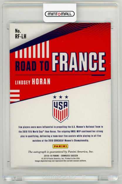 2018-19 Panini Donruss Lindsey Horan Road to France AutographsRF-LH United States