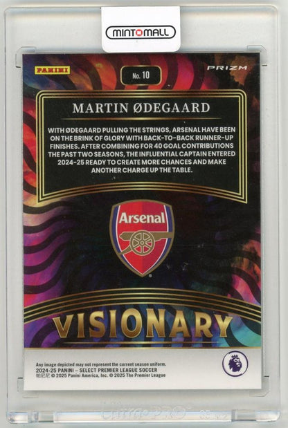 2024-25 Panini Select Premier League Martin Odegaard Visionary#10 Arsenal