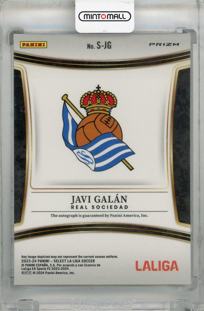 2023-24 Panini Select La Liga Javi Galan Signatures #9 Auto Real Sociedad