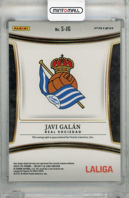 2023-24 Panini Select La Liga Javi Galan Signatures #9 Auto Real Sociedad