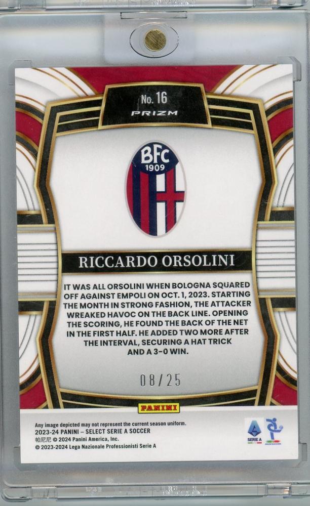 2023-24 Select Serie A Riccardo Orsolini 08/25 Bologna FC