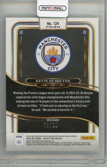 2024-25 PANINI SELECT FIFA Kevin De Bruyne #124 Jade Dragon Scale18/28 Manchester City