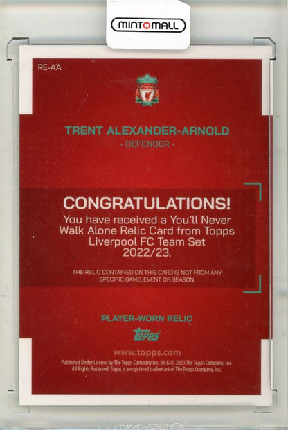 2022-23 Topps Liverpool FC Team Set Trent Alexander-Arnold Jersey