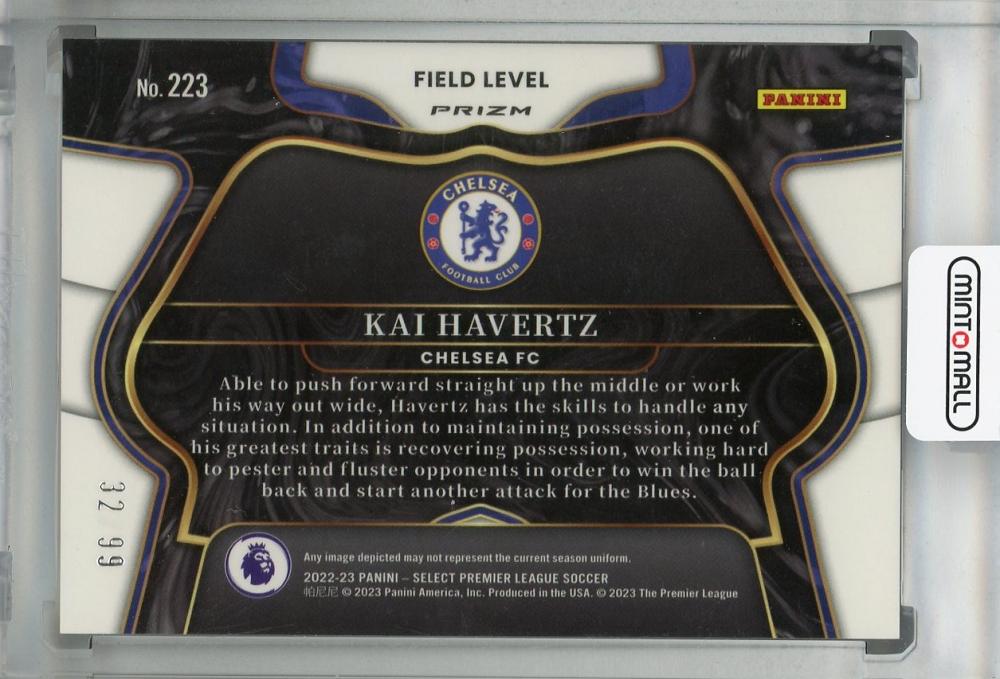 2022-23 Panini Select Premier League Chelsea FC Kai Havertz Base Field Level Pink(Parallel) 32/99