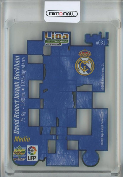 2006-07 Mundicromo La Liga Crystal Cards David Beckham #031 Real Madrid