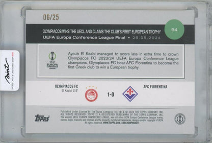 2024-25 TOPPS UEFA Club Competitions Orange Foilboard #94