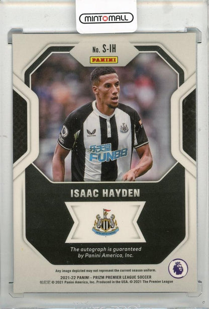 2021-22 PANINI Prizm English Premier League Isaac Hayden Signatures #28 Newcastle United