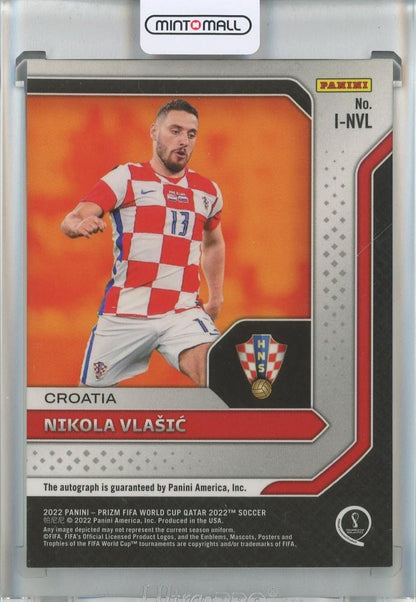 2022 Panini Prizm World Cup Soccer Nikola Vlasic INK #I-NVL Auto Croatia