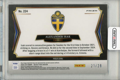 2024-25 SELECT FIFA Alexander Isak Jade Dragon Scale21/28 SWEDEN