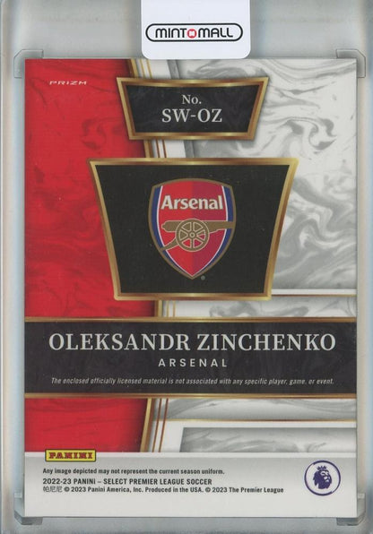 2022-23 Panini Select Premier League Soccer Oleksandr Zinchenko Jumbo Swatches #SW-OZ Arsenal
