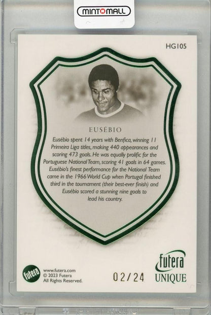 2023 futera UNIQUE Eusebio #HG10502/24 Portugal
