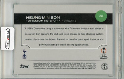 2025 TOPPS Chrome Uefa Club Competition Heung-Min Son #6840/99 Tottenham Hotspur