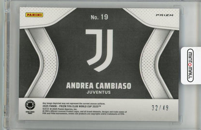 2025 PANINI PRIZM CLUB WORLD CUP Andea Cambiaso #1932/49 Juventus