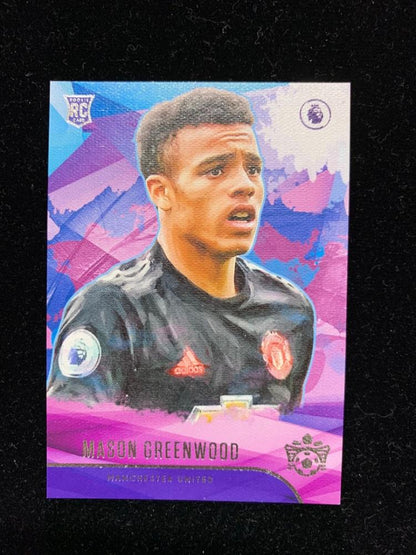 2019-20 Panini Chronicles Mason Greenwood Manchester United Pitch Kings Rookies I trading card