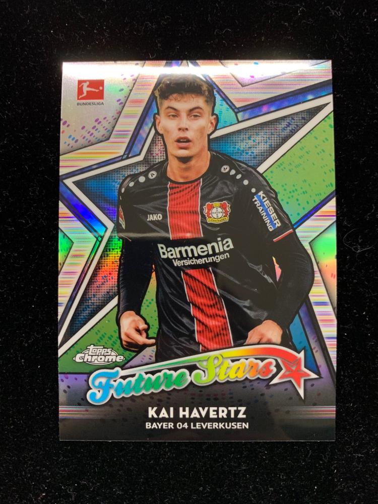 2018-19 Topps Chrome Bundesliga Bayer 04 Leverkusen Kai Havertz Future Stars trading card