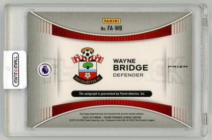 2022-23 PANINI Prizm Premier League Flashback Autographs Southampton Wayne Bridge FA-WB