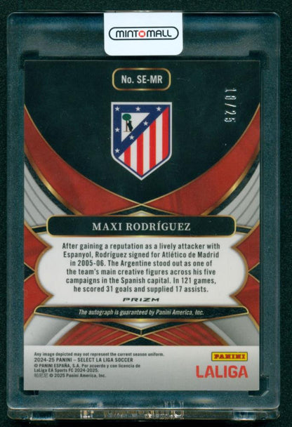 2024-25 Select La Liga Select Signatures Tie-Dye #27 Maxi Rodriguez Autograph18/25 Atletico Madrid