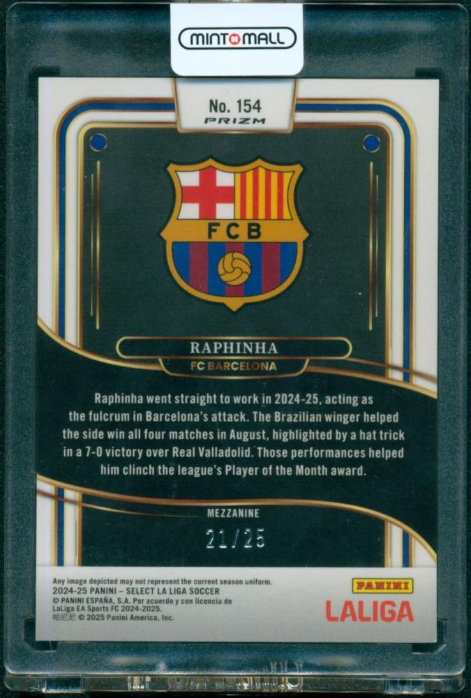 2024-25 Select La Liga Tie-Dye #154 Raphinha 21/25 FC Barcelona