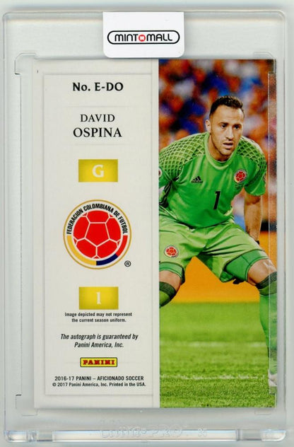 2016-17 PANINI Aficionado David Ospina Endorsements Autographs82/149 Colombia