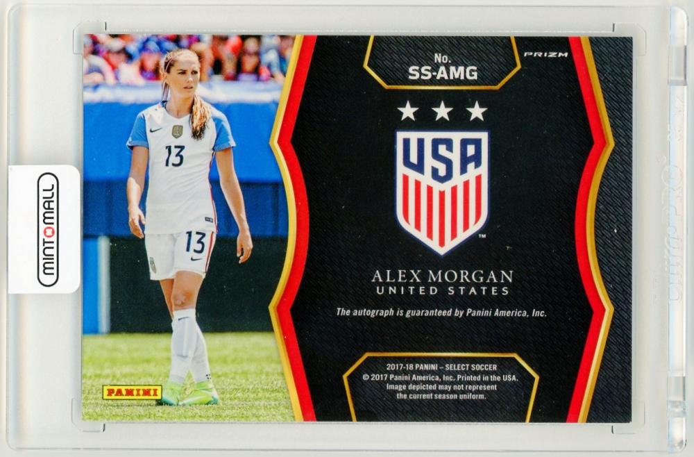 2017-18 Panini Select Alex Morgan Select SignaturesSS-AMG United States