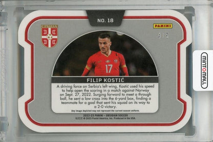 2022-23 Panini Obsidian Serbia Filip Kostic Equinox Green 4/5