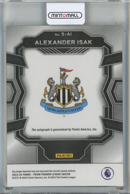 2023-24 Panini Prizm Premier League Mark Viduka Penmanship Purple Auro #P-MV15/25 Newcastle United