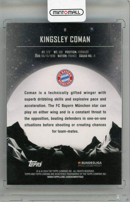 2023-24 TOPPS Midnight Bundesliga Kingsley Coman #1110/12 FC Bayern Munchen