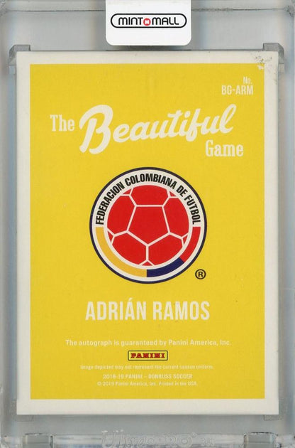 2018-19 Panini Donruss Adrian Ramos The Beautiful Game Autographs Gold #10