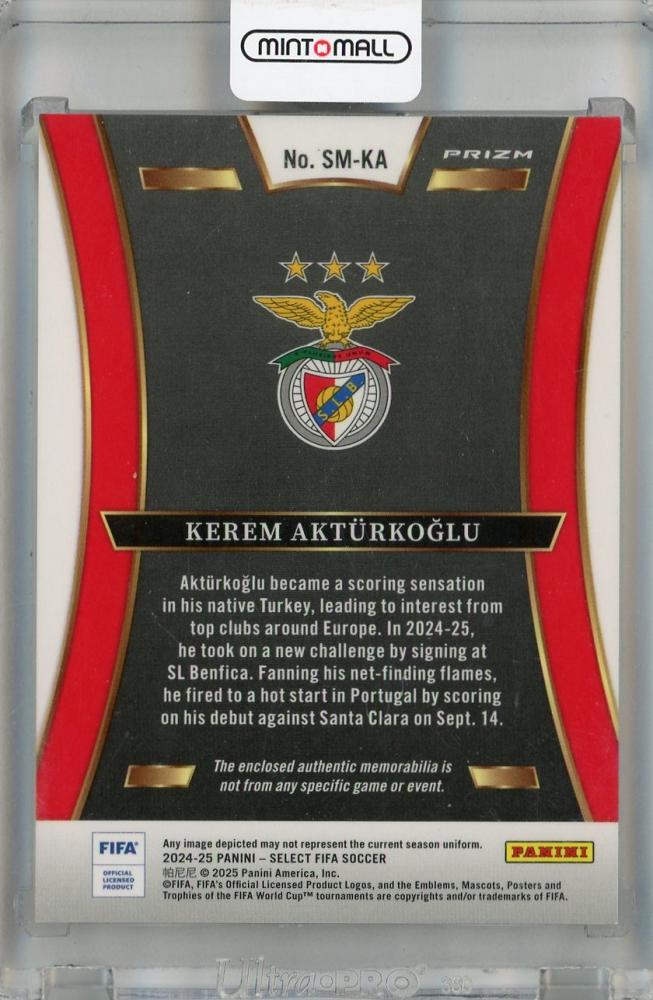 2024-25 Panini Select FIFA Kerem Akturkoglu Select Memorabilia #24 SL Benfica