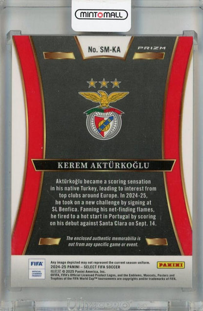 2024-25 Panini Select FIFA Kerem Akturkoglu Select Memorabilia #24 SL Benfica