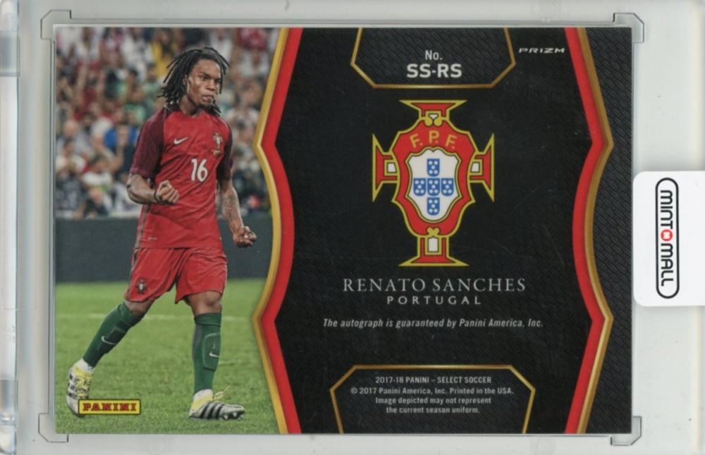 2017-18 PANINI Select Renato Sanches Select Signatures #45 Portugal