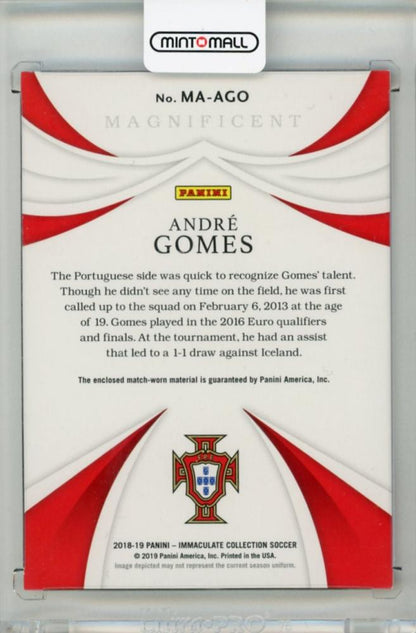 2018-19 PANINI Immaculate Collection Andre Gomes Magnificient Memorabilia #471/75 Portugal