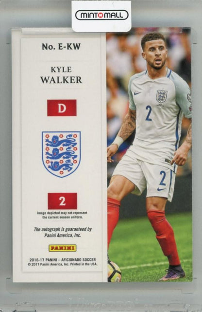 2016-17 PANINI Aficionado Kyle Walker Endorsements #3844/99 England