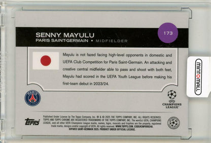 2025 Topps UEFA Japan Edition Senny Mayulu 059/150