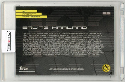 2020 TOPPS x BVB Borussia Dortmund Base Erling Haaland #25