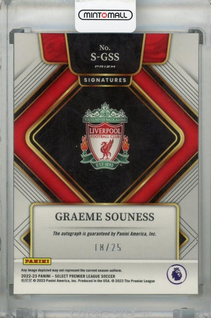2022-23 Panini Select Premier League Liverpool FC Graeme Souness Signatures Tie-Dye(Parallel Edition) 18/25