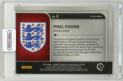 2022 Panini Prizm FIFA World Cup Qatar National Pride Phil Foden #9 England