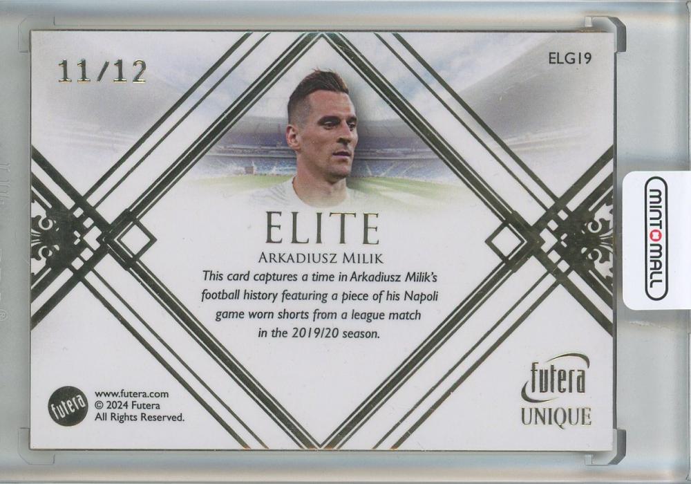 2024 Futera Arkadiusz Milik Gold Frame ELITE11/12 Poland