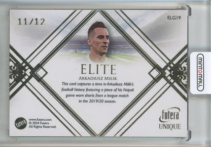 2024 Futera Arkadiusz Milik Gold Frame ELITE11/12 Poland