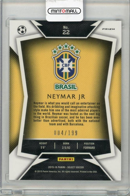 2015-16 PANINI SELECT Neymar Jr #22004/199 BRASIL