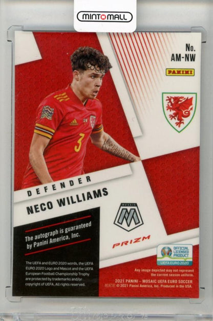 2020-21 PANINI Mosaic UEFA Euro Neco Williams Autographs Mosaic #50 Spain
