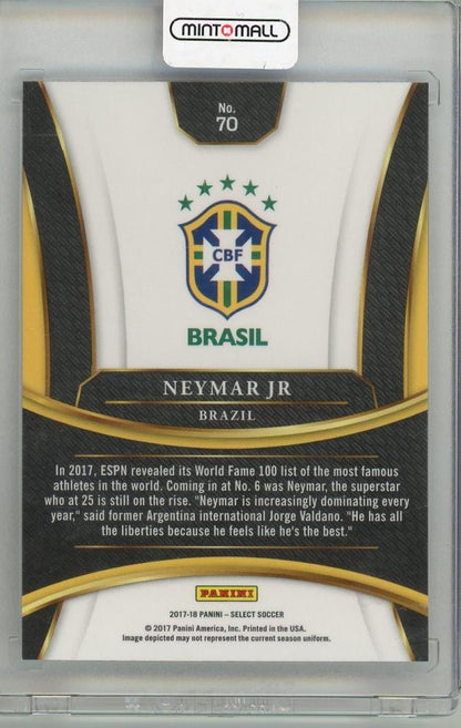 2017-18 PANINI SELECT Neymar Jr #70 BRASIL