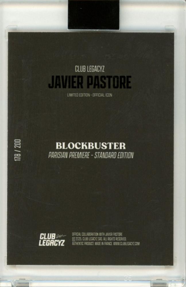 2025 CLUB LEGACYZ ICONS 2ND EDITION FIFA SOCCER Javier Pastore Blockbuster178/200