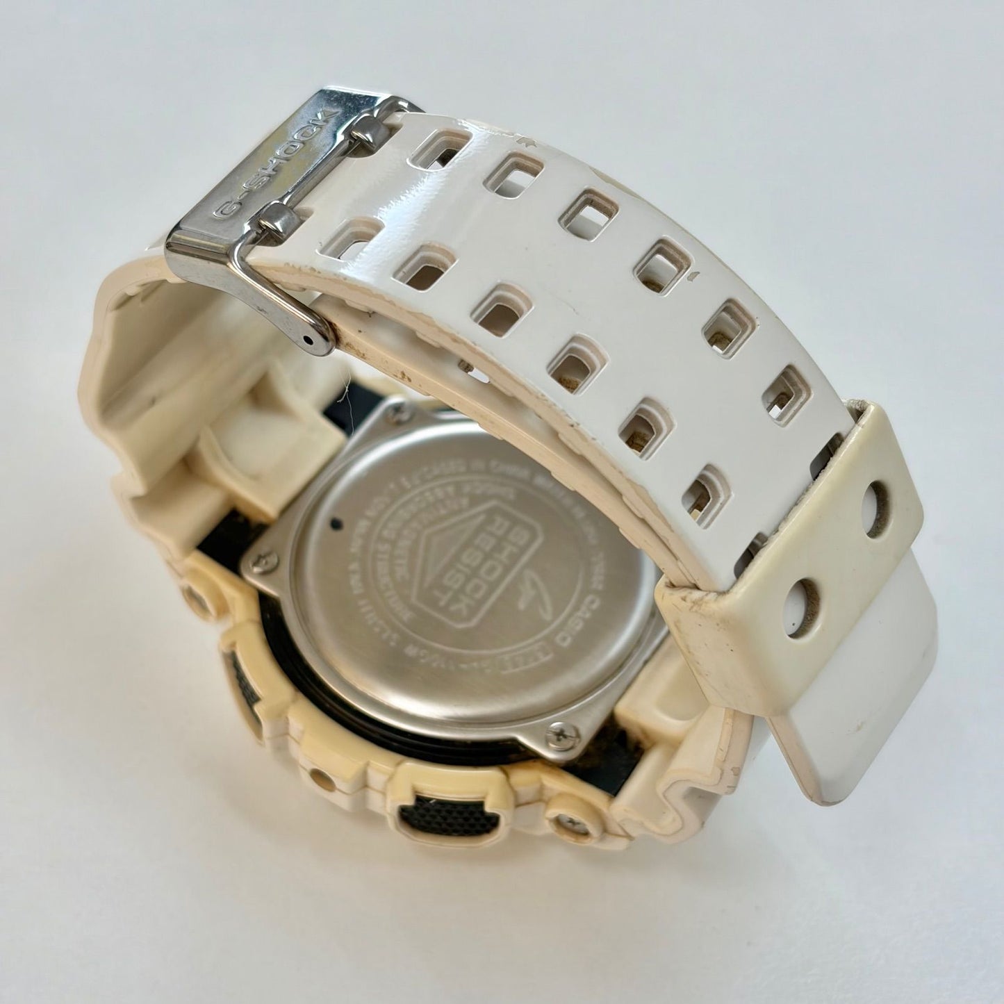 Casio G-Shock GA-110GW-7A Watch Module 5146 White and Black Used with Flaws — Japan Import