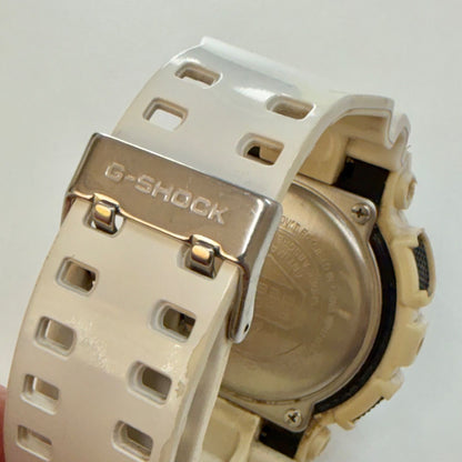 Casio G-Shock GA-110GW-7A Watch Module 5146 White and Black Used with Flaws — Japan Import
